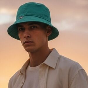 Stormy Kromer Kelly green cloche bucket hat Travis Kelce Inspo new NWT sz M